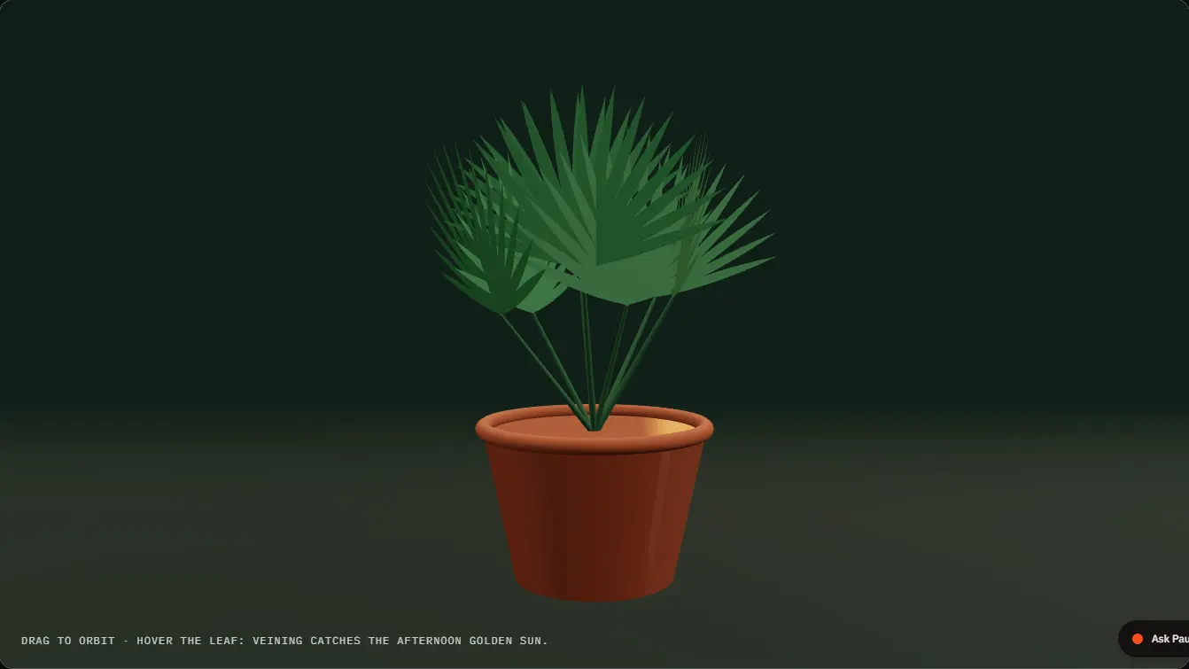 Cena 3D de Palmetto Native Flora